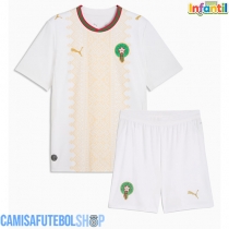 Camisa de time de futebol Marrocos Replicas 2º Equipamento Infantil Mundo 2026 Manga Curta (+ Calças curtas)